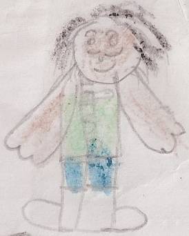 Patenschaft - Slider - Zeichnung von einem Patenkind